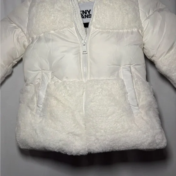 DKNY Cream Puffer Jacket - Picture 4 of 6